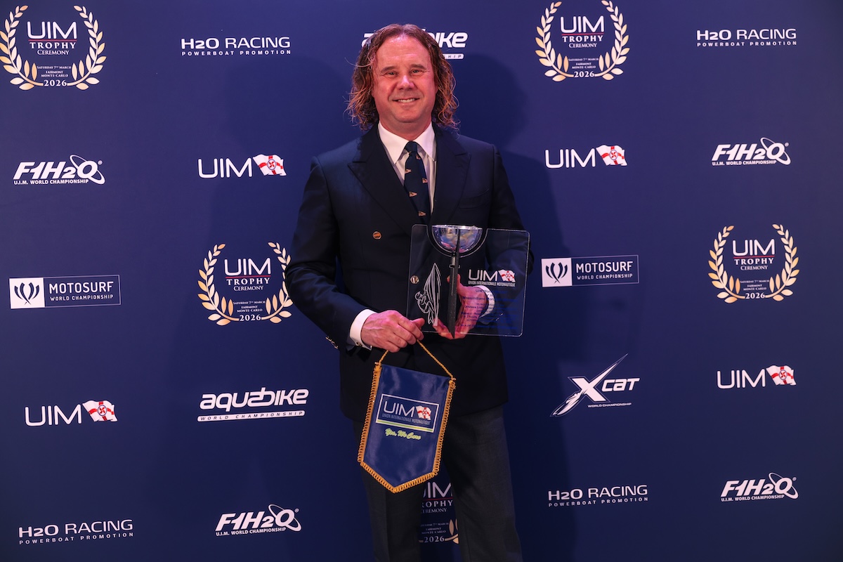 Cerimonia premiazione UIM record jet ski bioetanolo