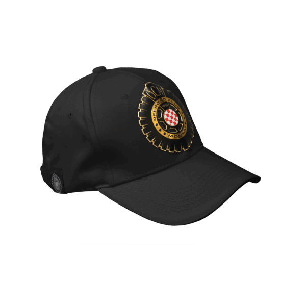 Cappellino nero con patch in TPU
