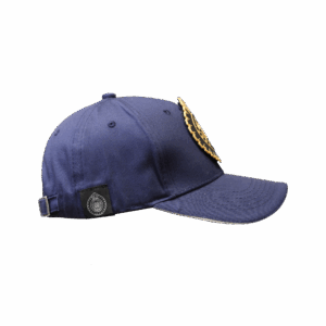 Alternative view of Cappellino blu con patches oro intercambiabile