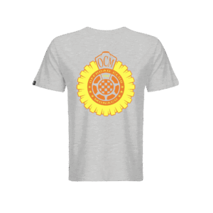 T-shirt grigio sport fluo