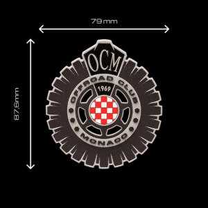 Alternative view of Patch intercambiabile nero e silver in gomma
