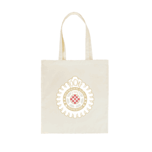 Tote bag bianca -  vinile bianco & brillantini Offroad Club Monaco