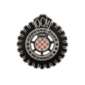 Patch termoadesivo argento Offroad Club Monaco