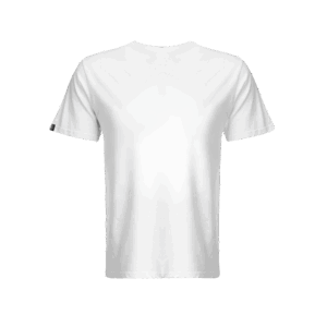 Alternative view of T-shirt premium collection bianca – vinile rosa & brillantini