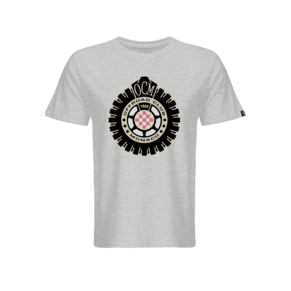 T-shirt premium collection grigia – vinile nero & brillantini