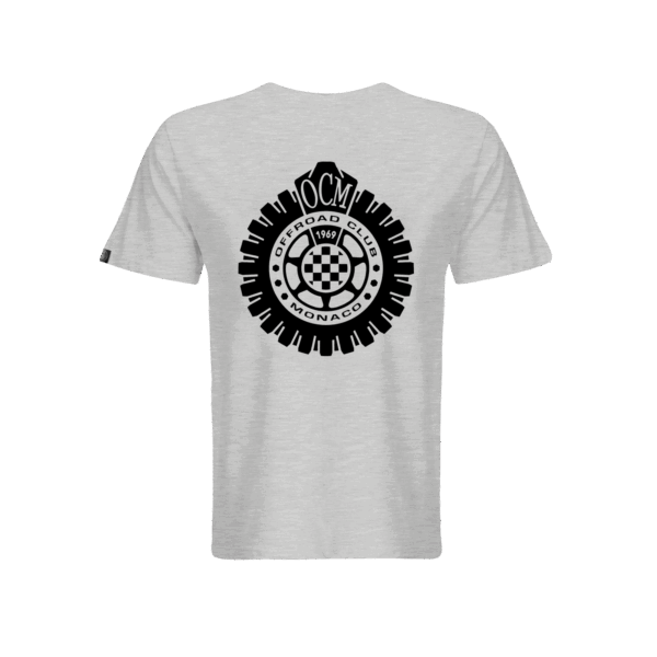 T-shirt premium collection grigia – vinile nero